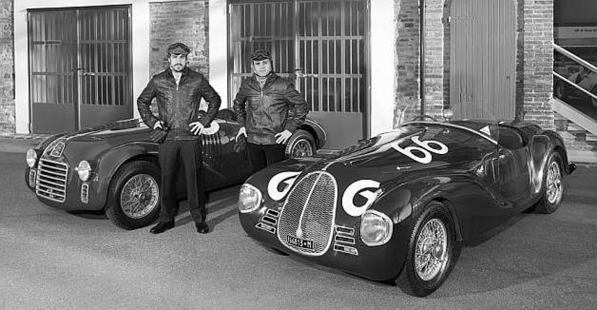 FOTO Alonso şi Massa au condus două modele Ferrari din anii '40