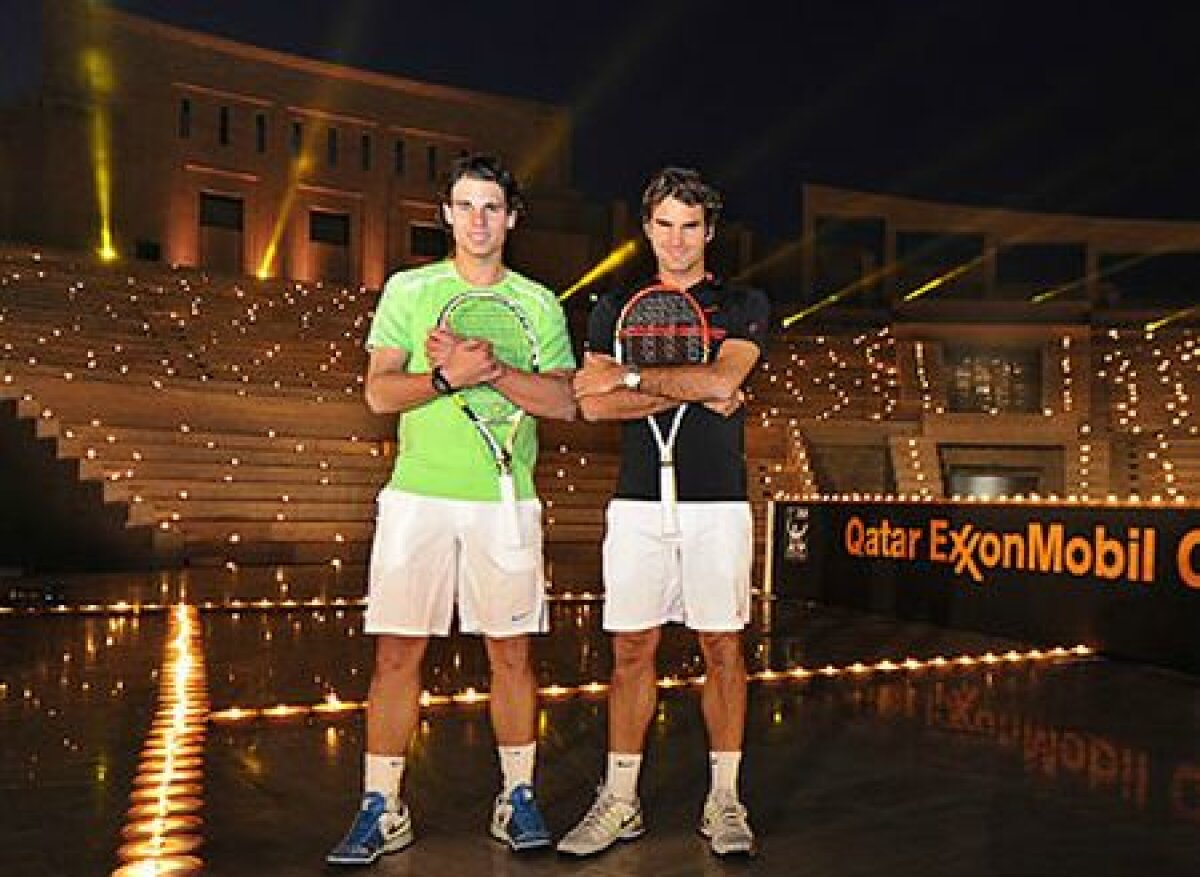 VIDEO/ De la copii la lumănări » Federer a făcut spectacol la Doha