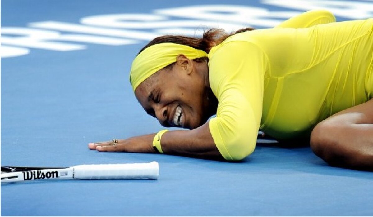 FOTO/ Calificată, dar accidentată » Participarea Serenei Williams la Australian Open pusă sub semnul întrebării