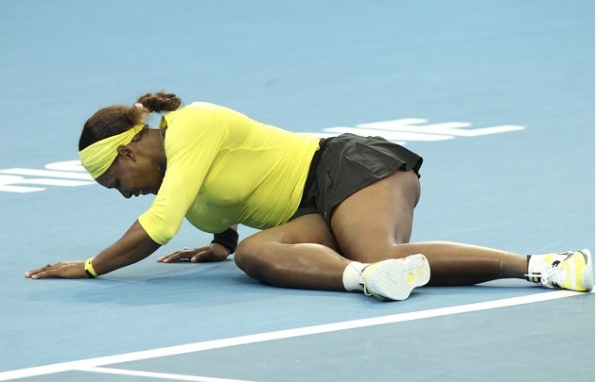 FOTO/ Calificată, dar accidentată » Participarea Serenei Williams la Australian Open pusă sub semnul întrebării