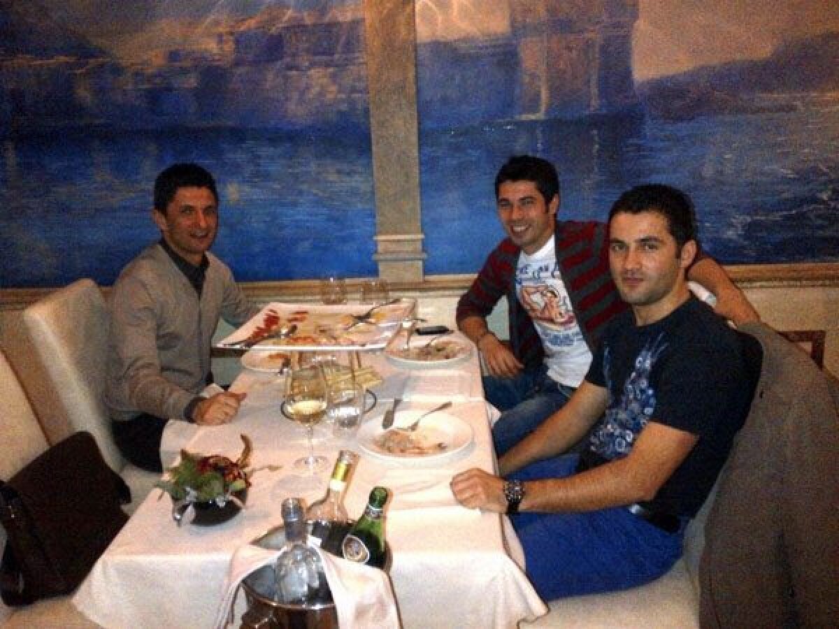 Lucescu şi Herea au luat masa la Roma cu "victima" lui Gardoş