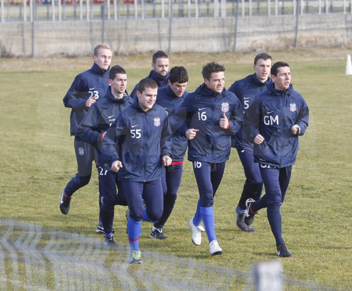 FOTO » Steaua s-a reunit la Mogoşoaia. Latovlevici şi Bicfalvi au fost şi ei la antrenament