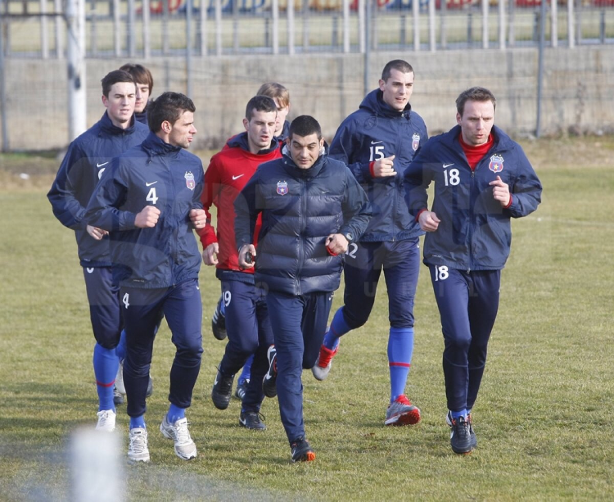 FOTO » Steaua s-a reunit la Mogoşoaia. Latovlevici şi Bicfalvi au fost şi ei la antrenament