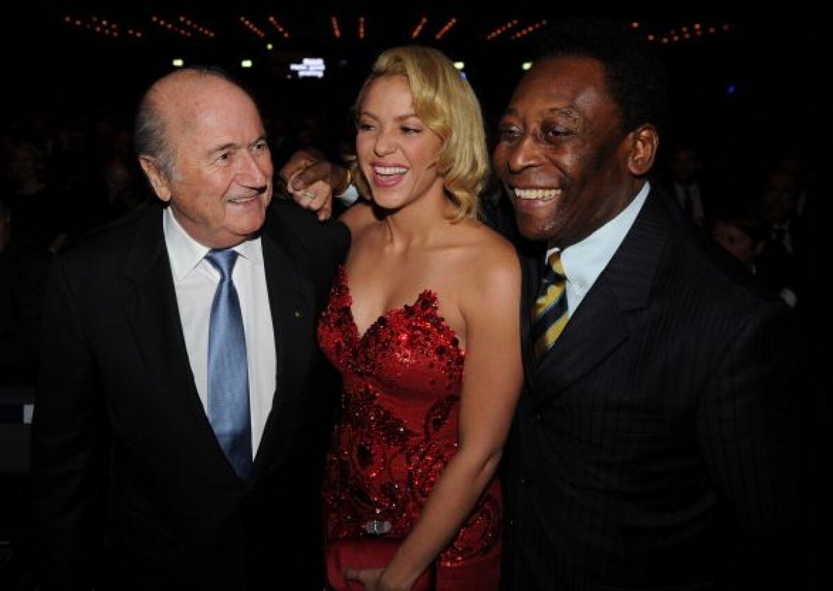 GALERIE FOTO Shakira a fost vedeta feminină a galei de la Zurich! Iubita lui Pique a făcut furori