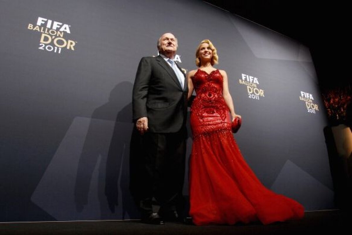 GALERIE FOTO Shakira a fost vedeta feminină a galei de la Zurich! Iubita lui Pique a făcut furori