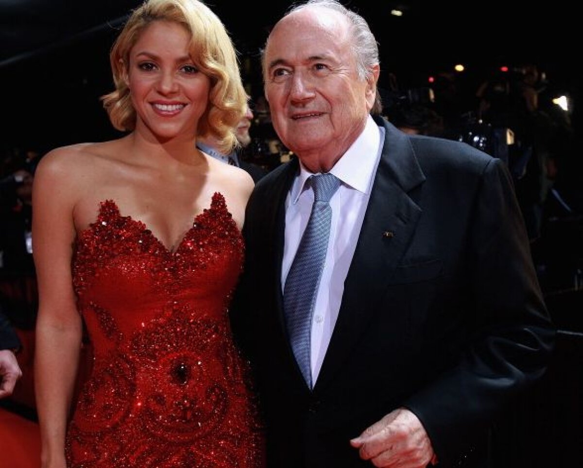 GALERIE FOTO Shakira a fost vedeta feminină a galei de la Zurich! Iubita lui Pique a făcut furori