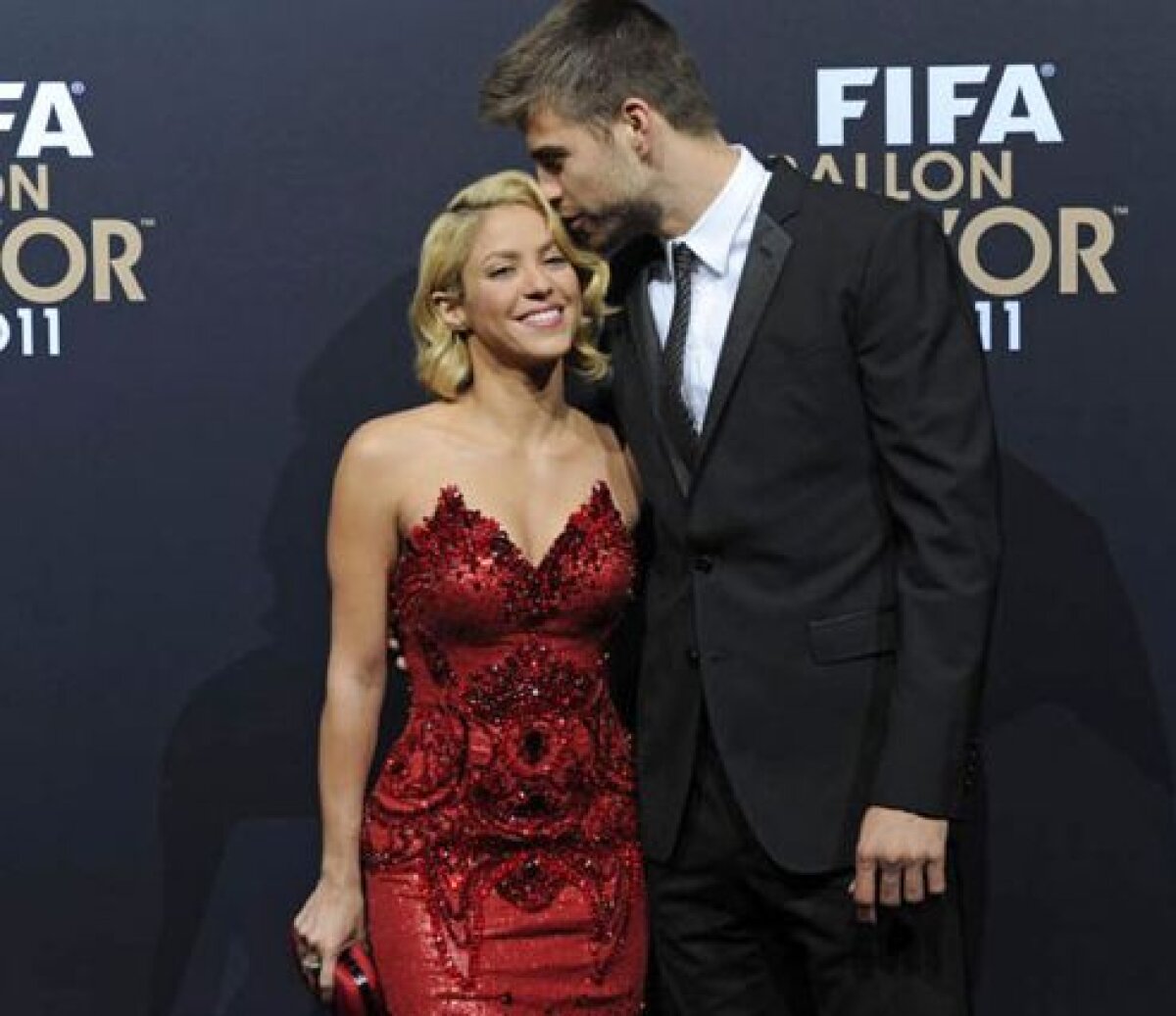 GALERIE FOTO Shakira a fost vedeta feminină a galei de la Zurich! Iubita lui Pique a făcut furori