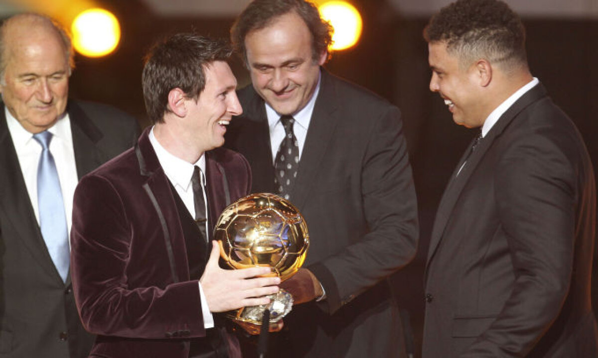 GALERIE FOTO Messi, cel mai tînăr, Cannavaro, cel mai bătrîn. Balonul de Aur nu ţine cont de vîrstă ;)