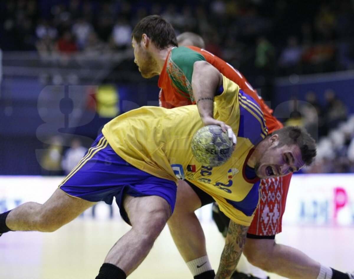 FOTO România învinge Belarus 25-22 şi aşteaptă meciul decisiv de la Minsk