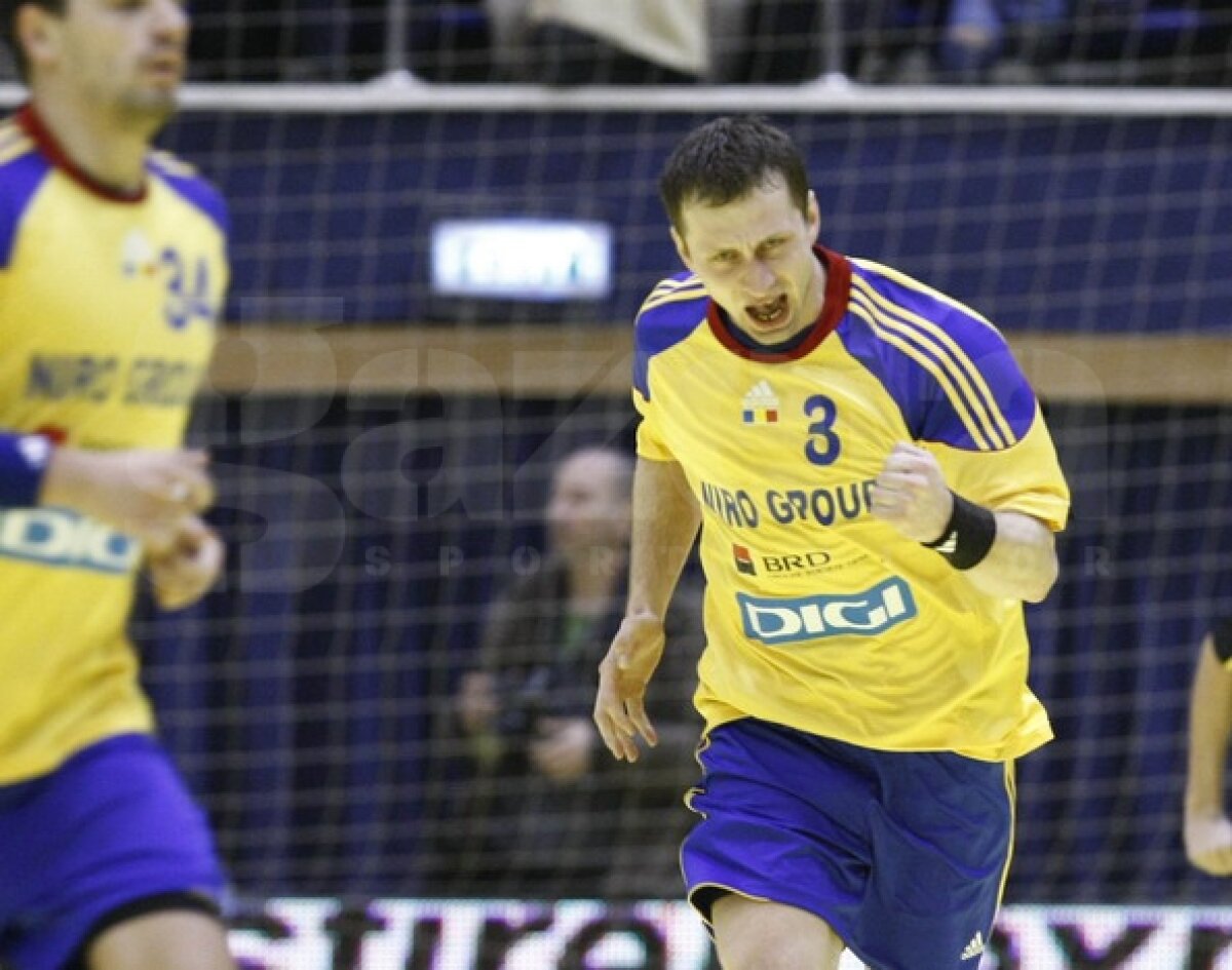 FOTO România învinge Belarus 25-22 şi aşteaptă meciul decisiv de la Minsk