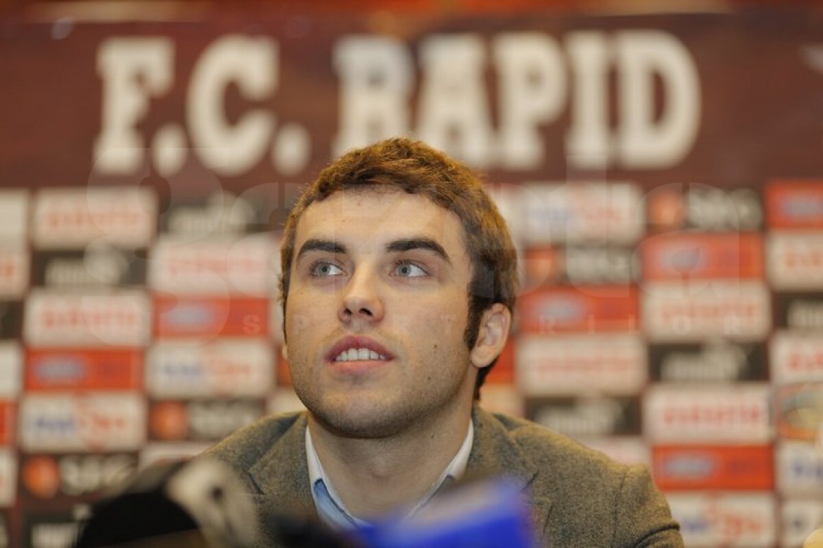 FOTO&VIDEO Ioniţă a revenit la Rapid şi promite că s-a maturizat: "Voi juca mai bine decît în 2010, fără fiţe, fără mofturi" ;)