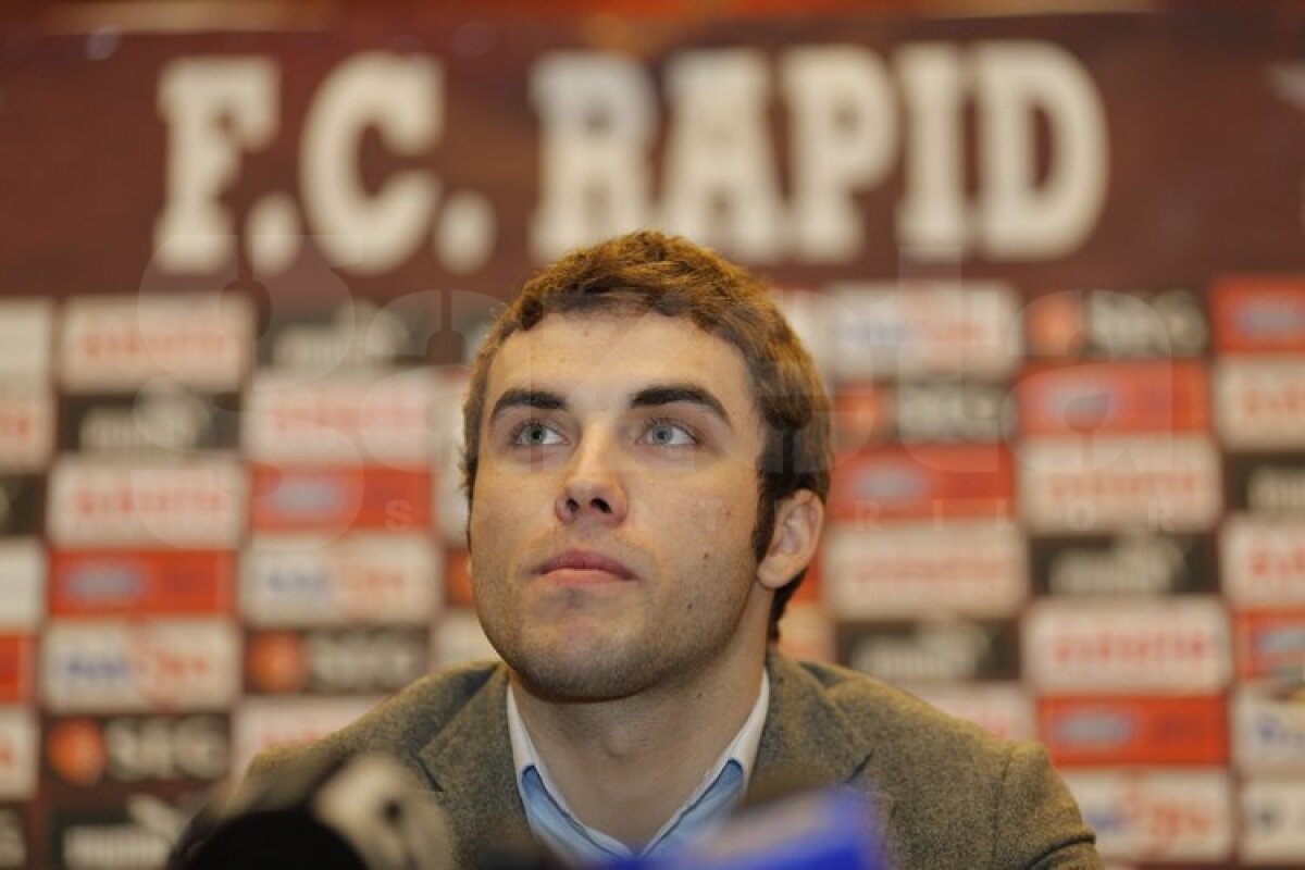 FOTO&VIDEO Ioniţă a revenit la Rapid şi promite că s-a maturizat: "Voi juca mai bine decît în 2010, fără fiţe, fără mofturi" ;)