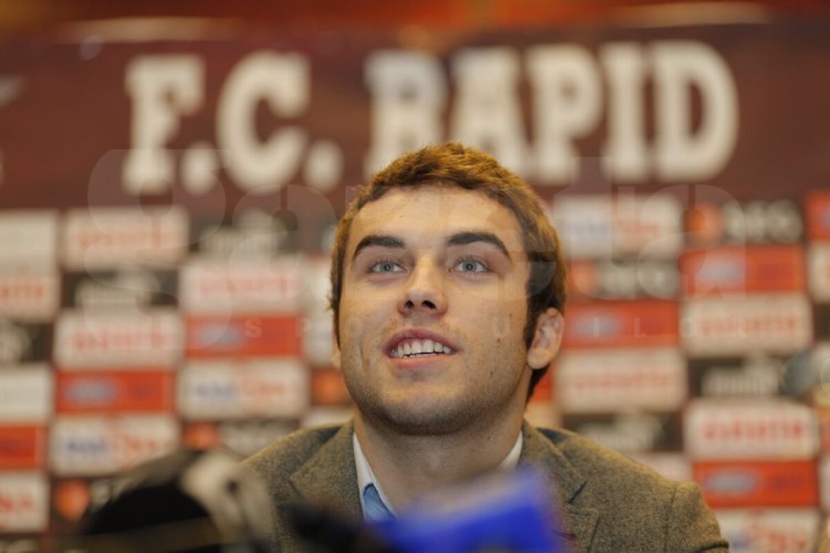 FOTO&VIDEO Ioniţă a revenit la Rapid şi promite că s-a maturizat: "Voi juca mai bine decît în 2010, fără fiţe, fără mofturi" ;)