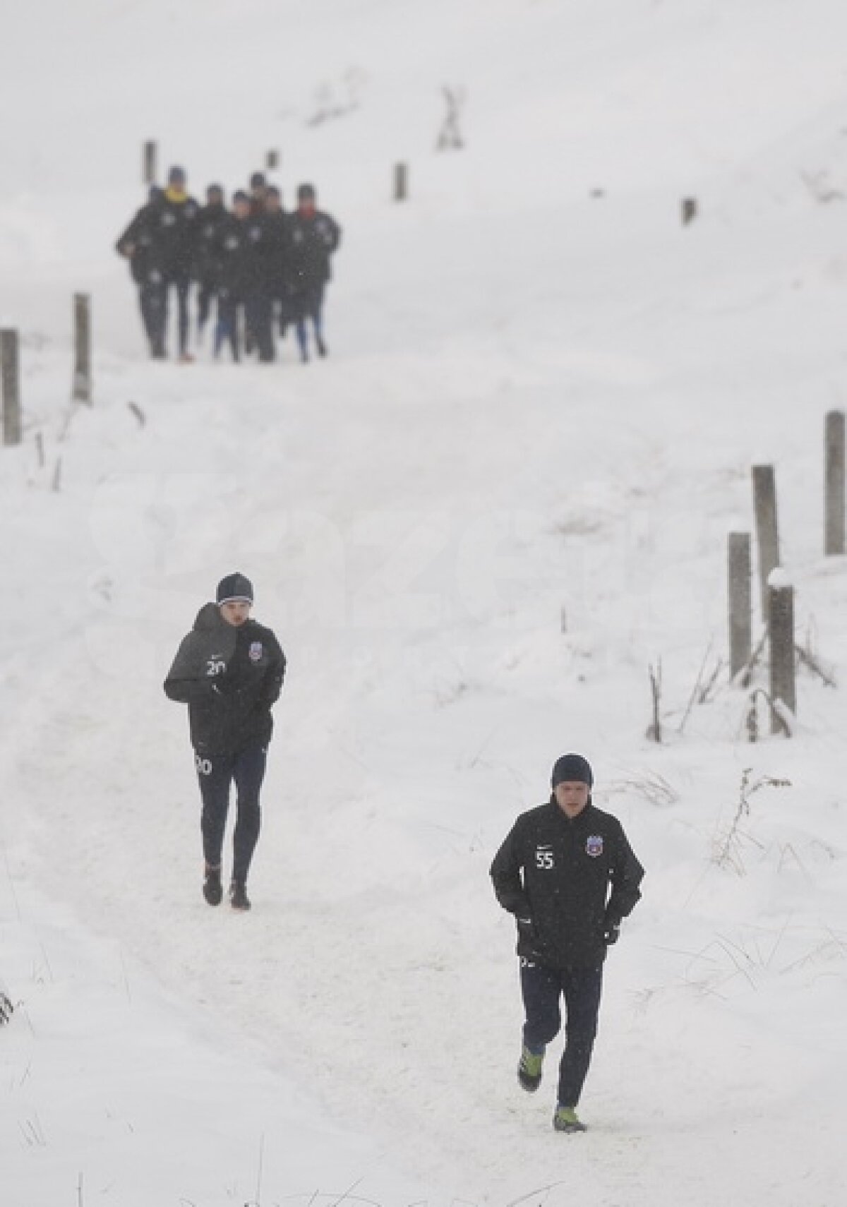 FOTO&VIDEO Steliştii înfruntă zăpada cu gîndul la Twente » "Gladiatorul" Bourceanu a fost cel mai energic ;)