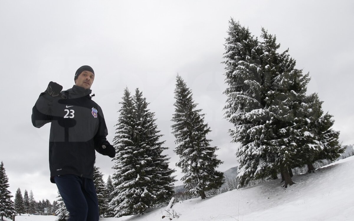 FOTO&VIDEO Steliştii înfruntă zăpada cu gîndul la Twente » "Gladiatorul" Bourceanu a fost cel mai energic ;)