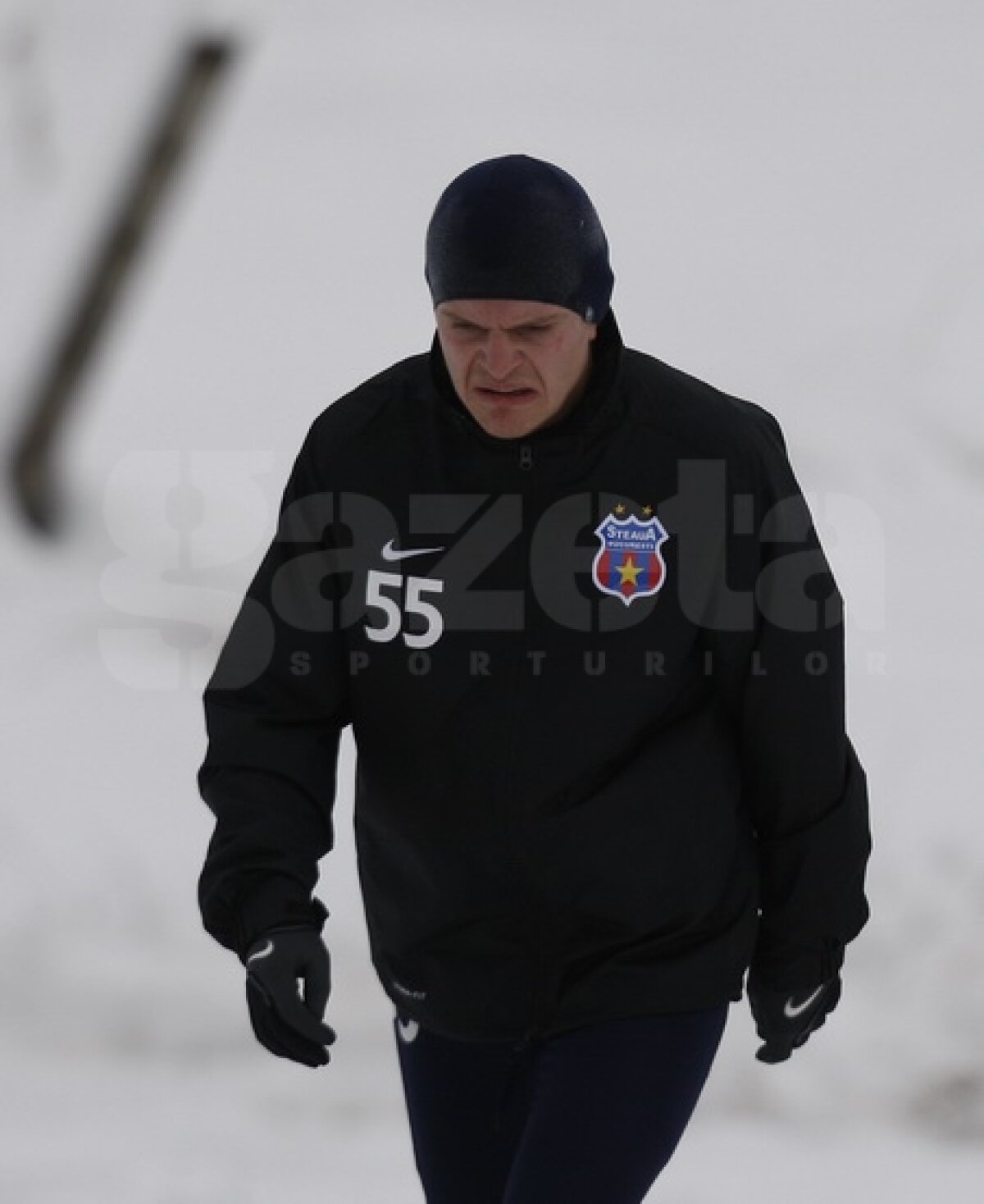 FOTO&VIDEO Steliştii înfruntă zăpada cu gîndul la Twente » "Gladiatorul" Bourceanu a fost cel mai energic ;)