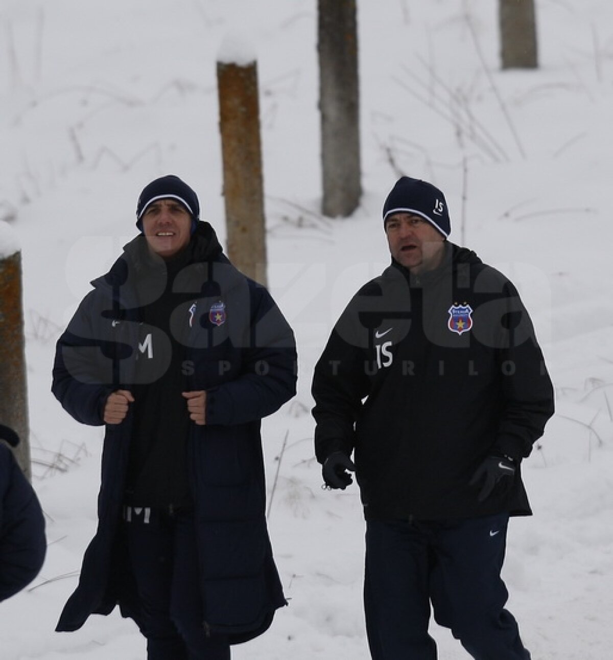 FOTO&VIDEO Steliştii înfruntă zăpada cu gîndul la Twente » "Gladiatorul" Bourceanu a fost cel mai energic ;)