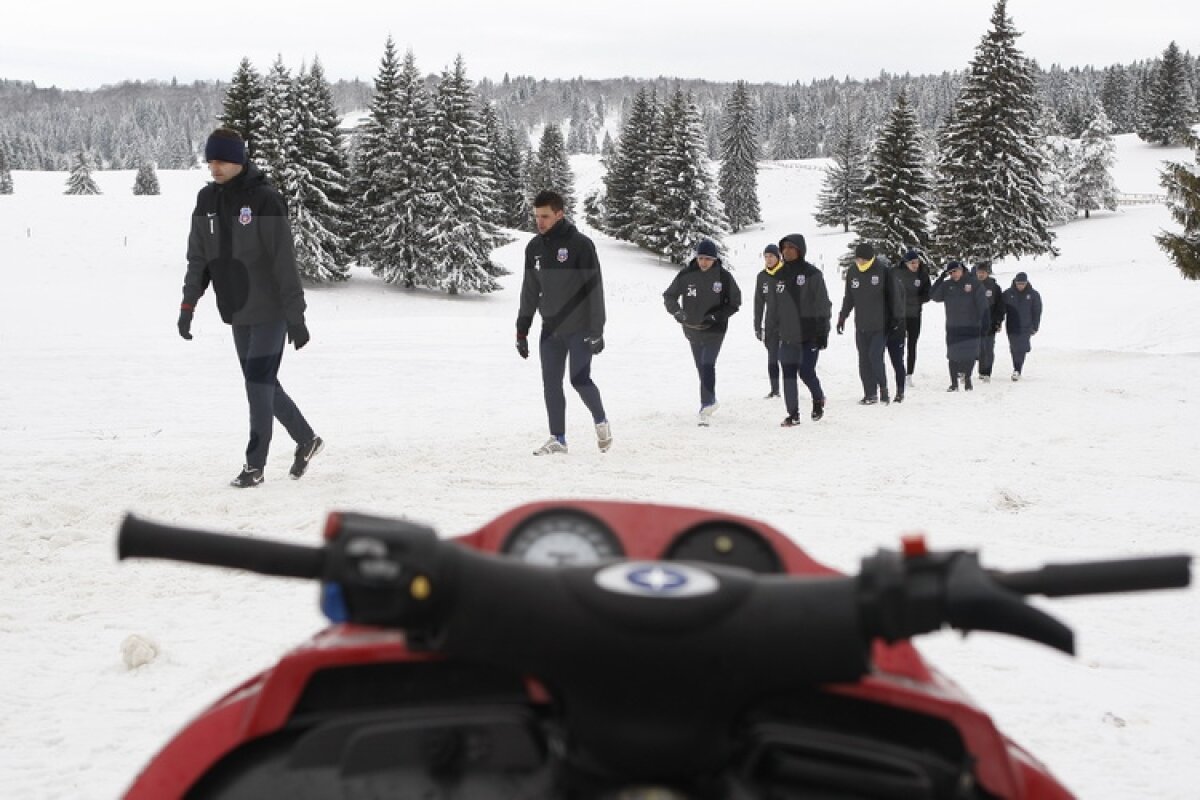 FOTO&VIDEO Steliştii înfruntă zăpada cu gîndul la Twente » "Gladiatorul" Bourceanu a fost cel mai energic ;)