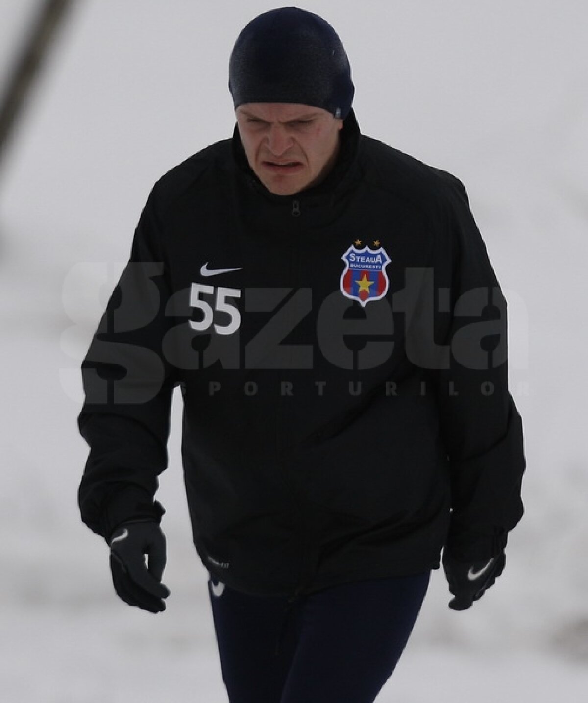 FOTO&VIDEO Steliştii înfruntă zăpada cu gîndul la Twente » "Gladiatorul" Bourceanu a fost cel mai energic ;)