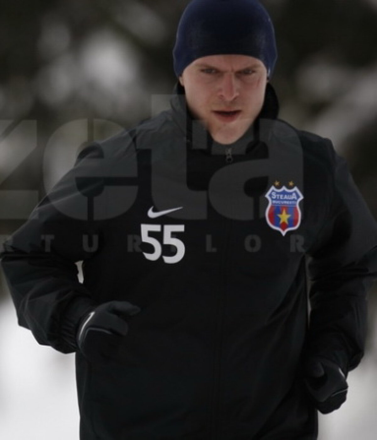 FOTO&VIDEO Steliştii înfruntă zăpada cu gîndul la Twente » "Gladiatorul" Bourceanu a fost cel mai energic ;)