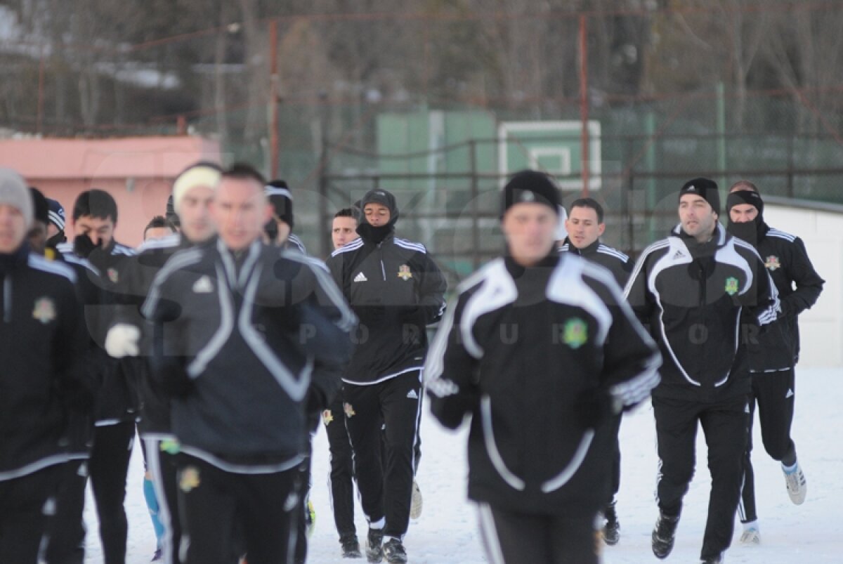 FOTO Wesley s-a reacomodat cu frigul la primul antrenament cu FC Vaslui