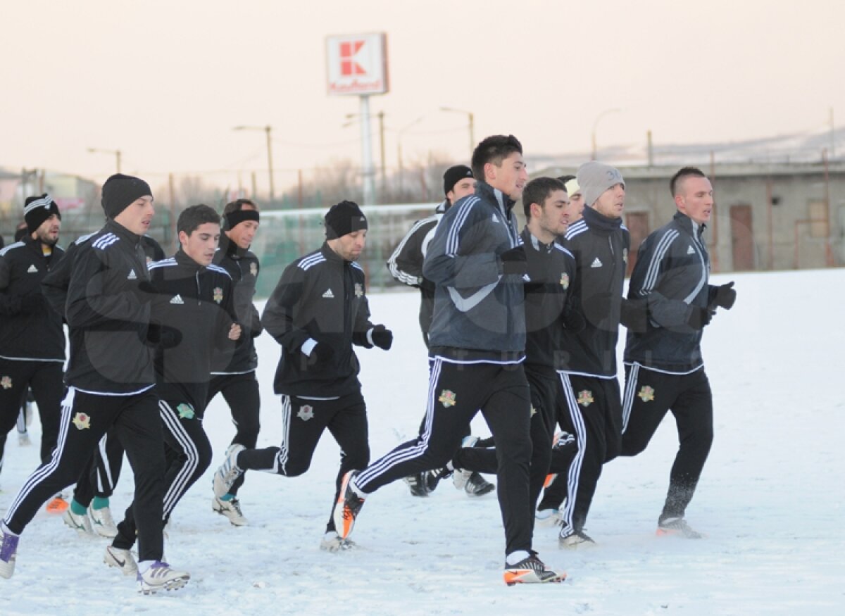 FOTO Wesley s-a reacomodat cu frigul la primul antrenament cu FC Vaslui