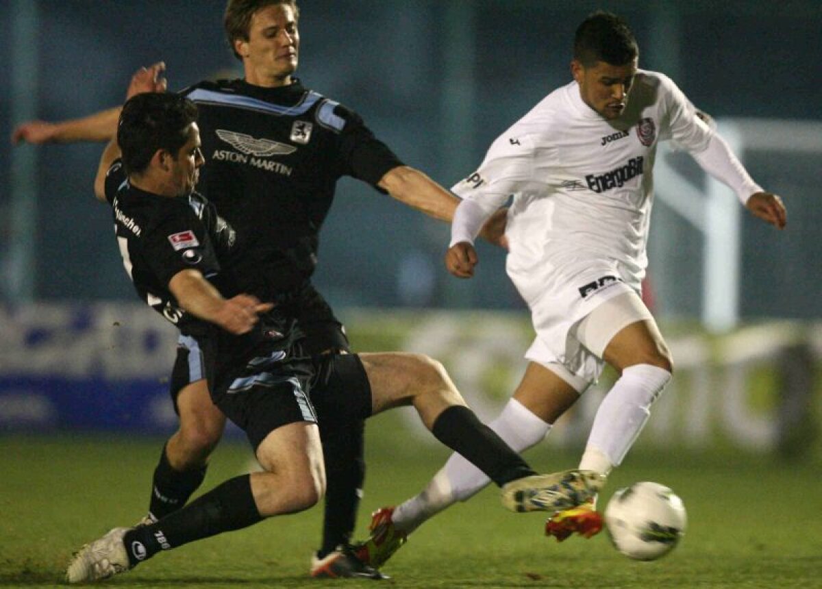 FOTO Echipa lui Costa a pierdut primul amical din Antalya » CFR Cluj - TSV Munchen 1860 1-2
