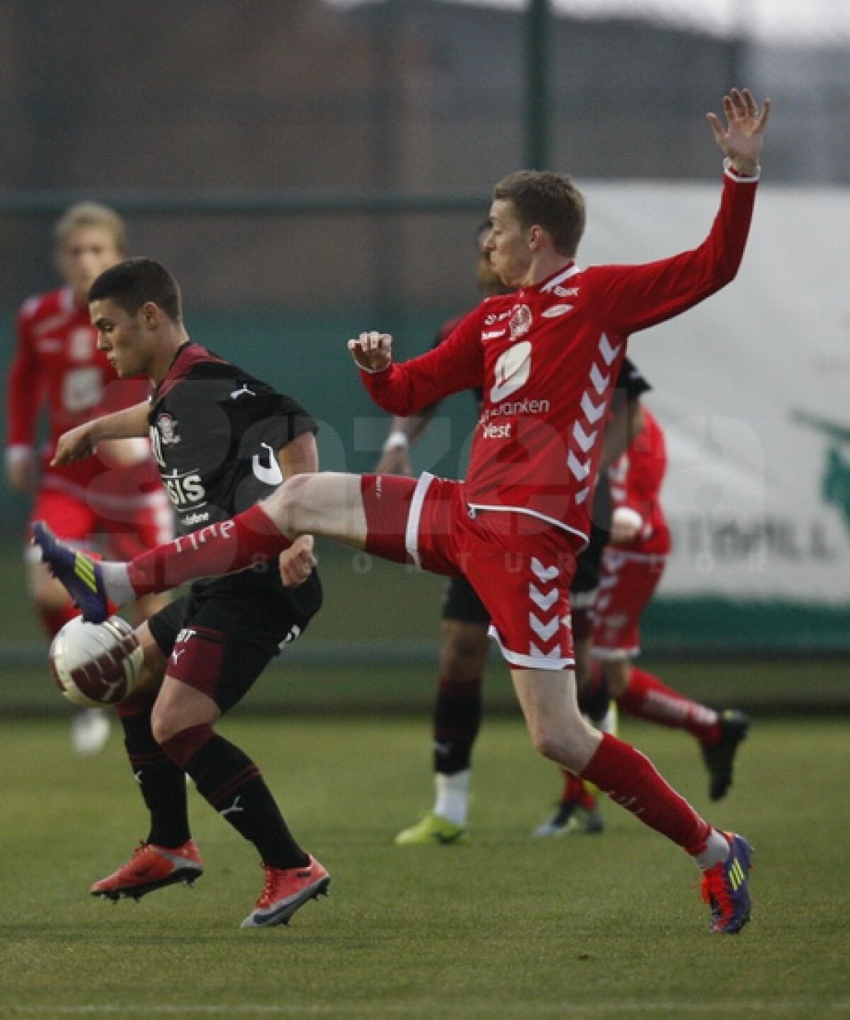 FOTO & VIDEO » Giuleştenii s-au antrenat pentru spectacol. Rapid - Brann Bergen 2-1