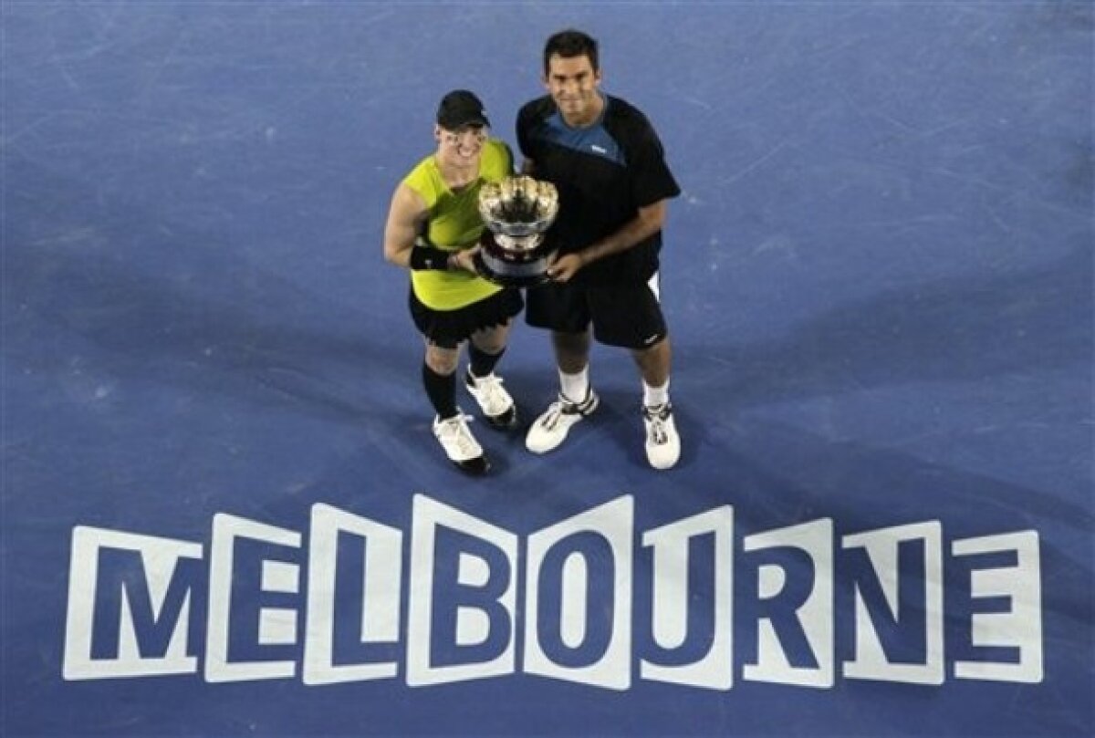 Galerie foto » Horia Tecău şi Bethanie Mattek-Sands sînt campioni la Australian Open!!!