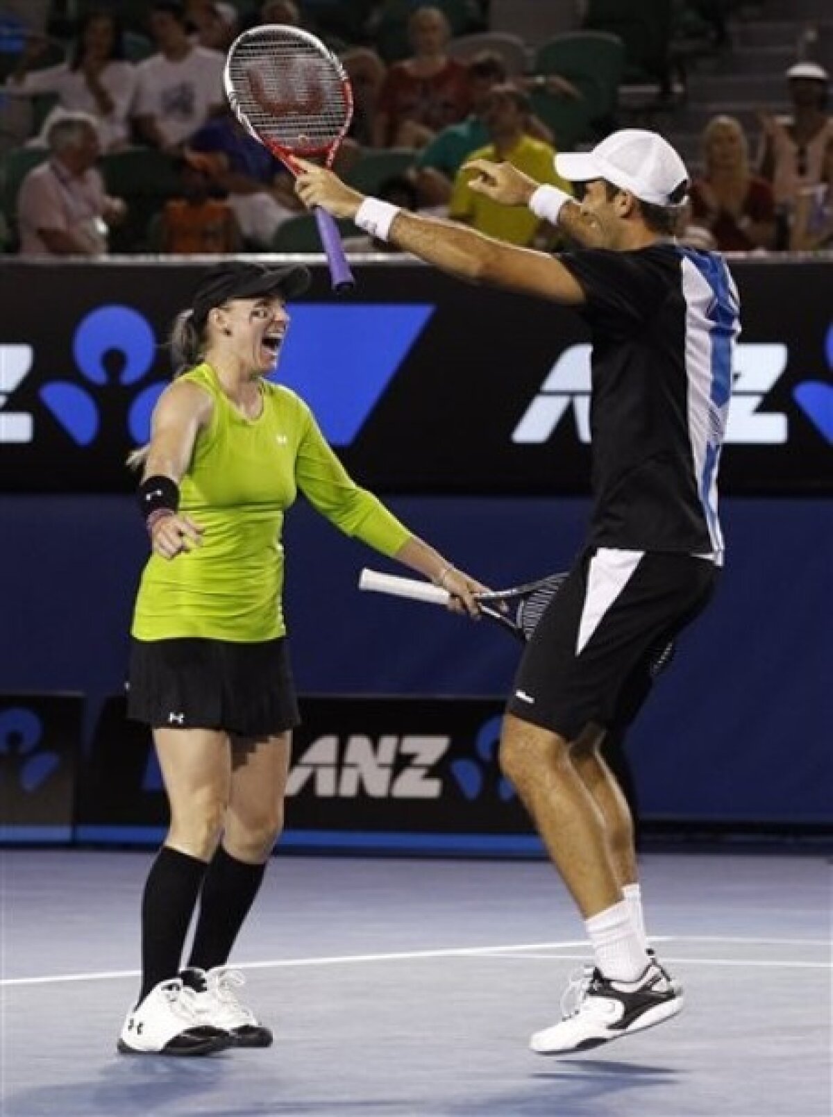 Galerie foto » Horia Tecău şi Bethanie Mattek-Sands sînt campioni la Australian Open!!!