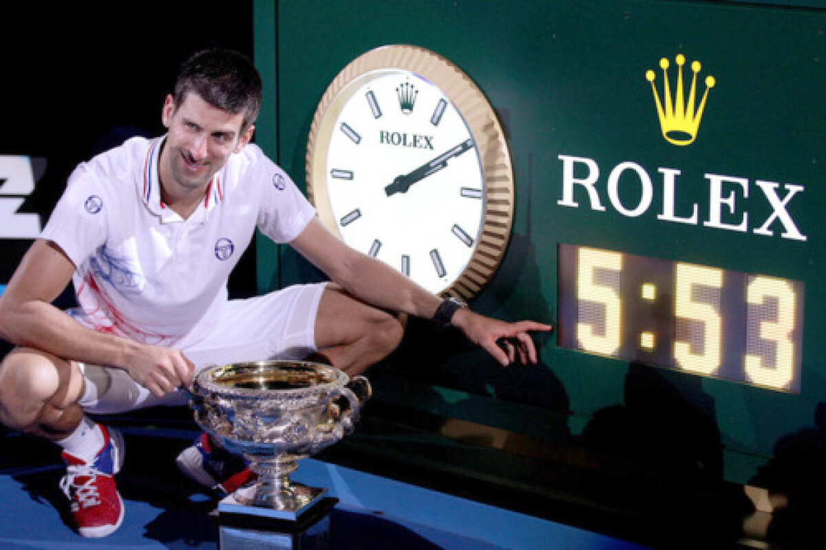 Novak Djokovici îl frînge pe Rafael Nadal în cel mai lung meci din istoria Australian Open! 5-7, 6-4, 6-2, 6-7 (5), 7-5