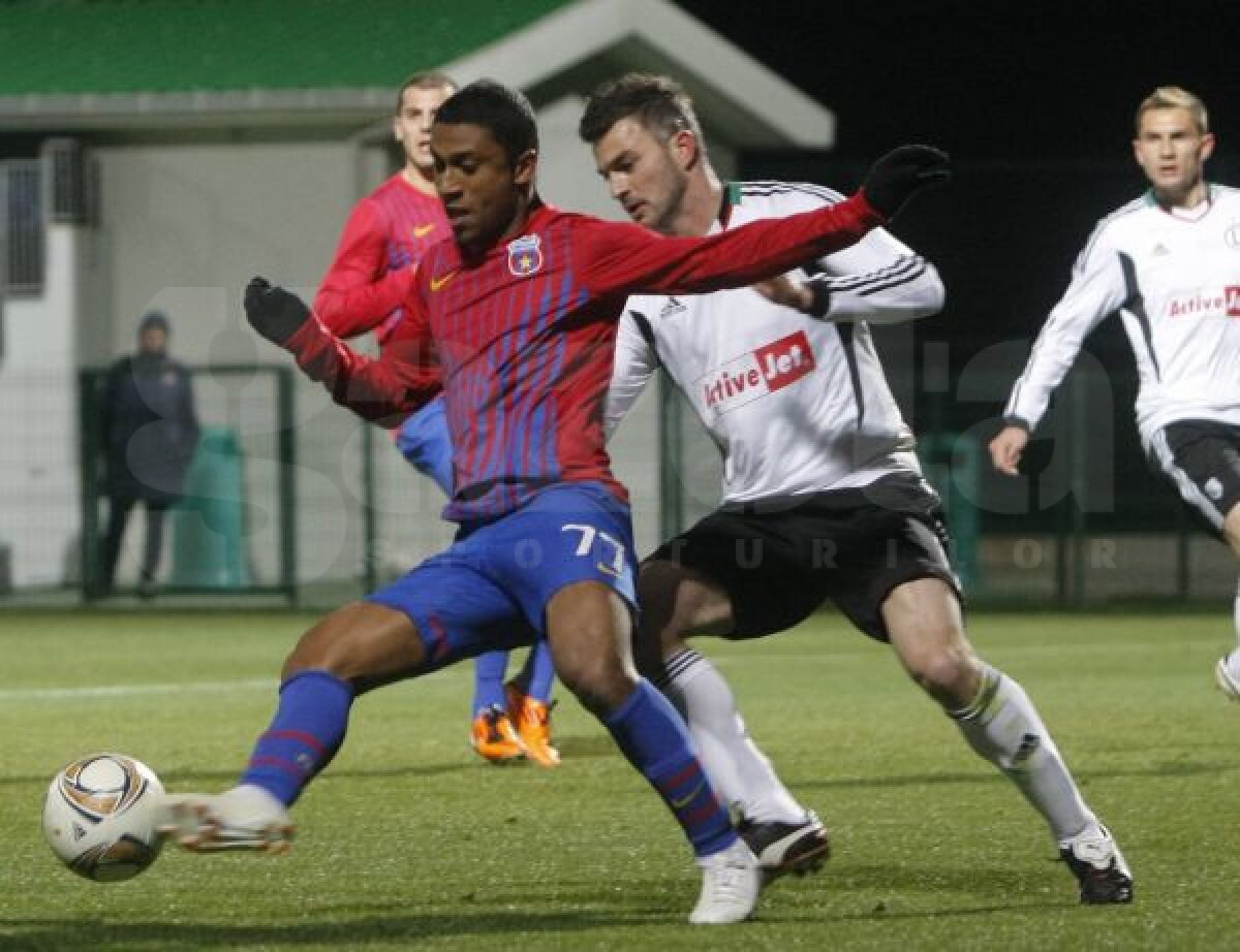 FOTO Steaua - Legia 2-1 "Roş-albaştrii" au cîştigat şi cel de-al doilea amical din Antalya