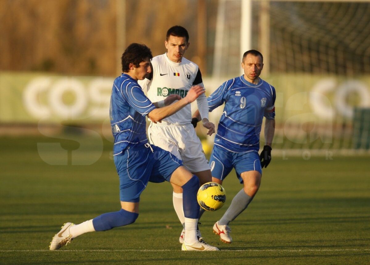 FOTO U Cluj - FC Daugava 6-0 » "Şepcile roşii" cîştigă primul amical în Antalya