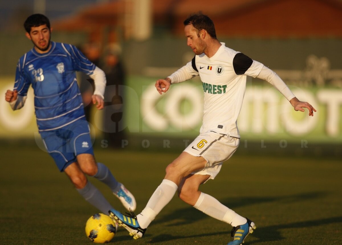 FOTO U Cluj - FC Daugava 6-0 » "Şepcile roşii" cîştigă primul amical în Antalya