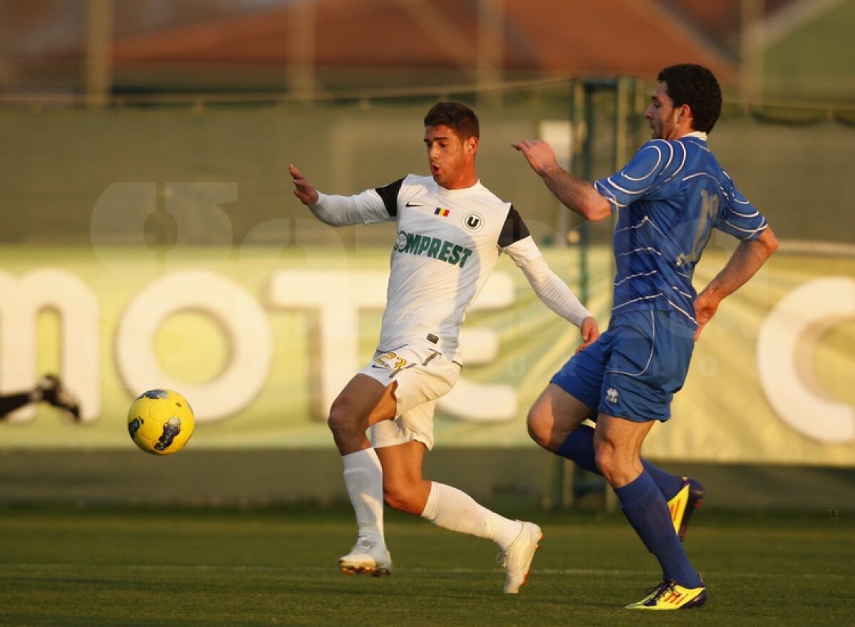 FOTO U Cluj - FC Daugava 6-0 » "Şepcile roşii" cîştigă primul amical în Antalya