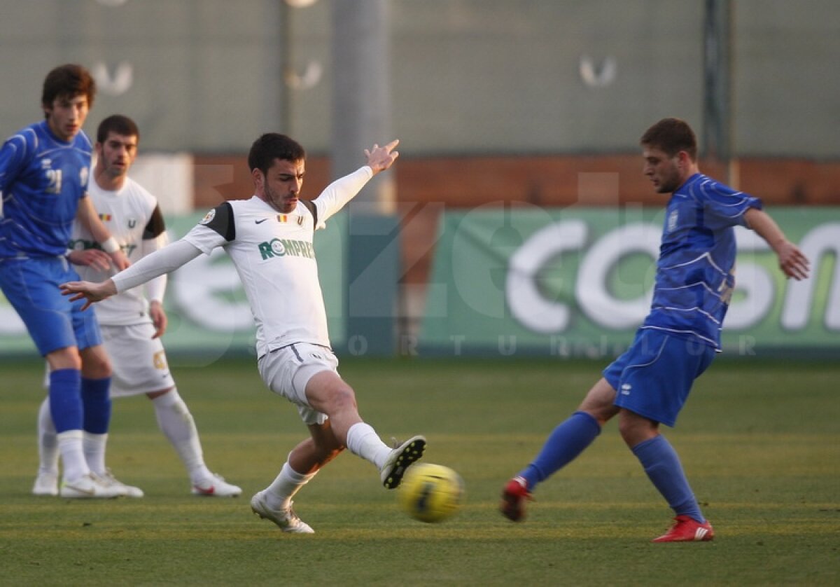 FOTO U Cluj - FC Daugava 6-0 » "Şepcile roşii" cîştigă primul amical în Antalya