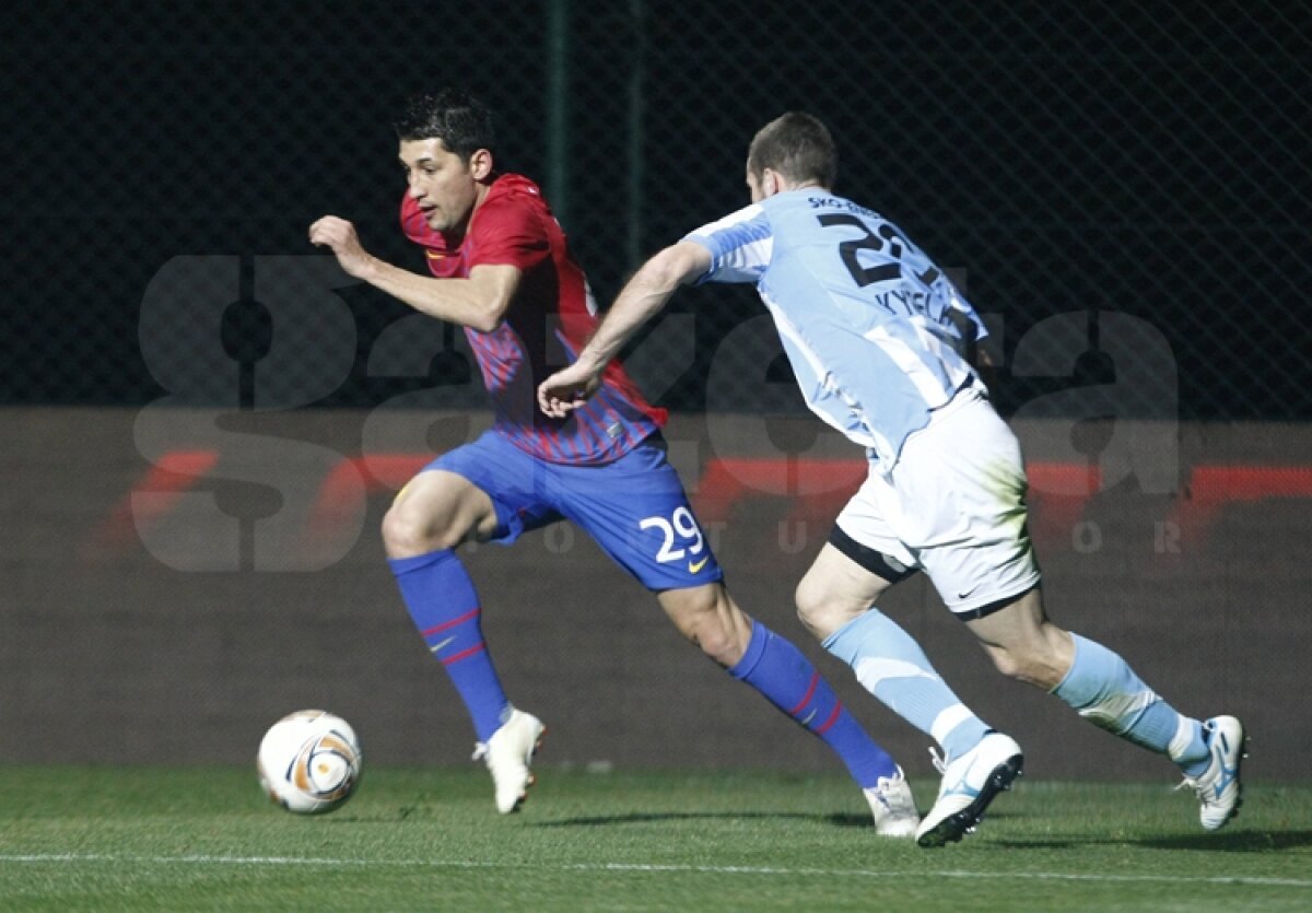 FOTO » Steaua pierde primul meci în 2012, 2-3 cu Mlada Boleslav