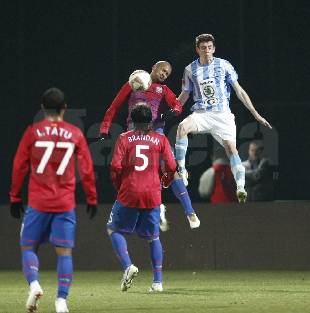 FOTO » Steaua pierde primul meci în 2012, 2-3 cu Mlada Boleslav