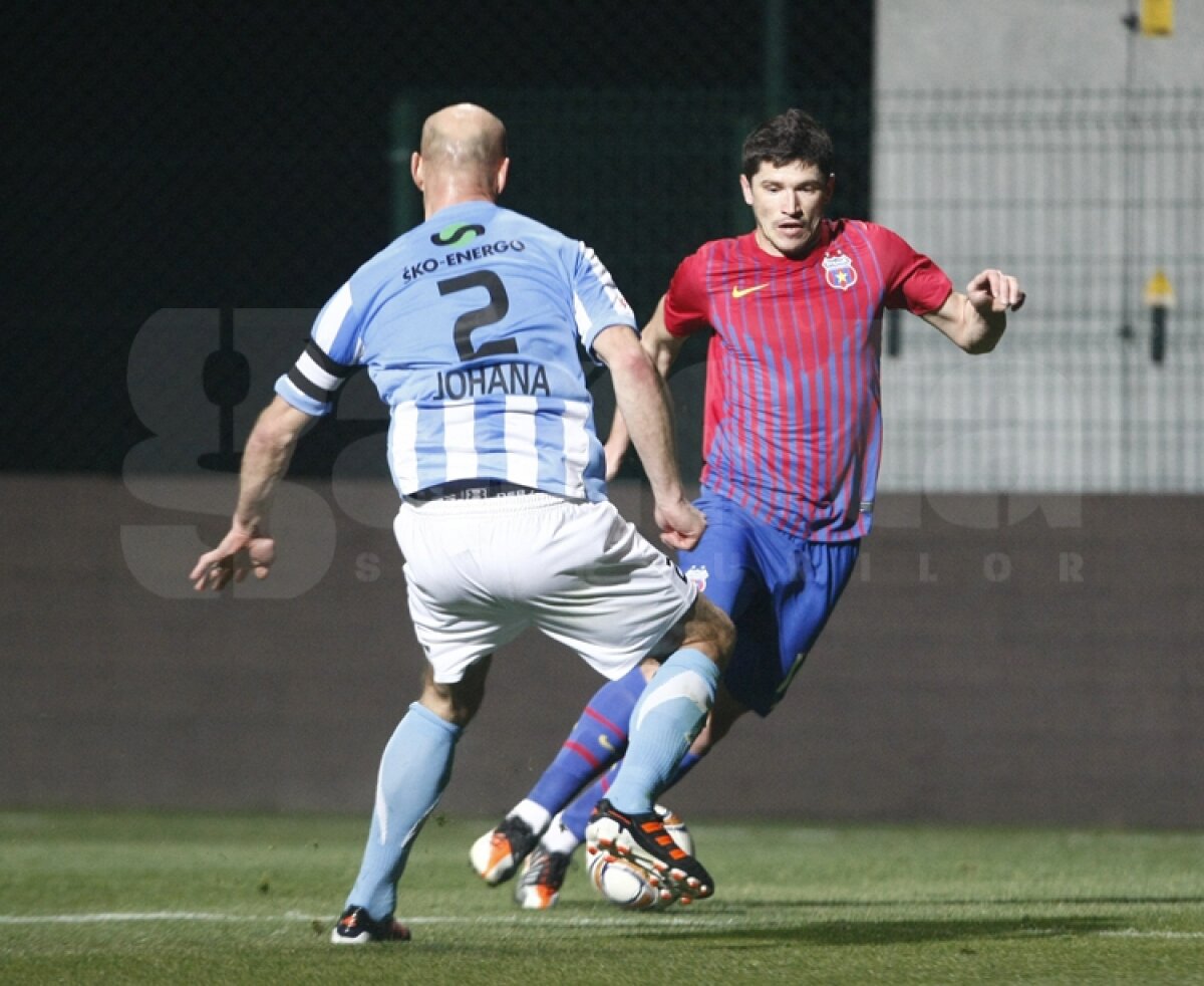 FOTO » Steaua pierde primul meci în 2012, 2-3 cu Mlada Boleslav