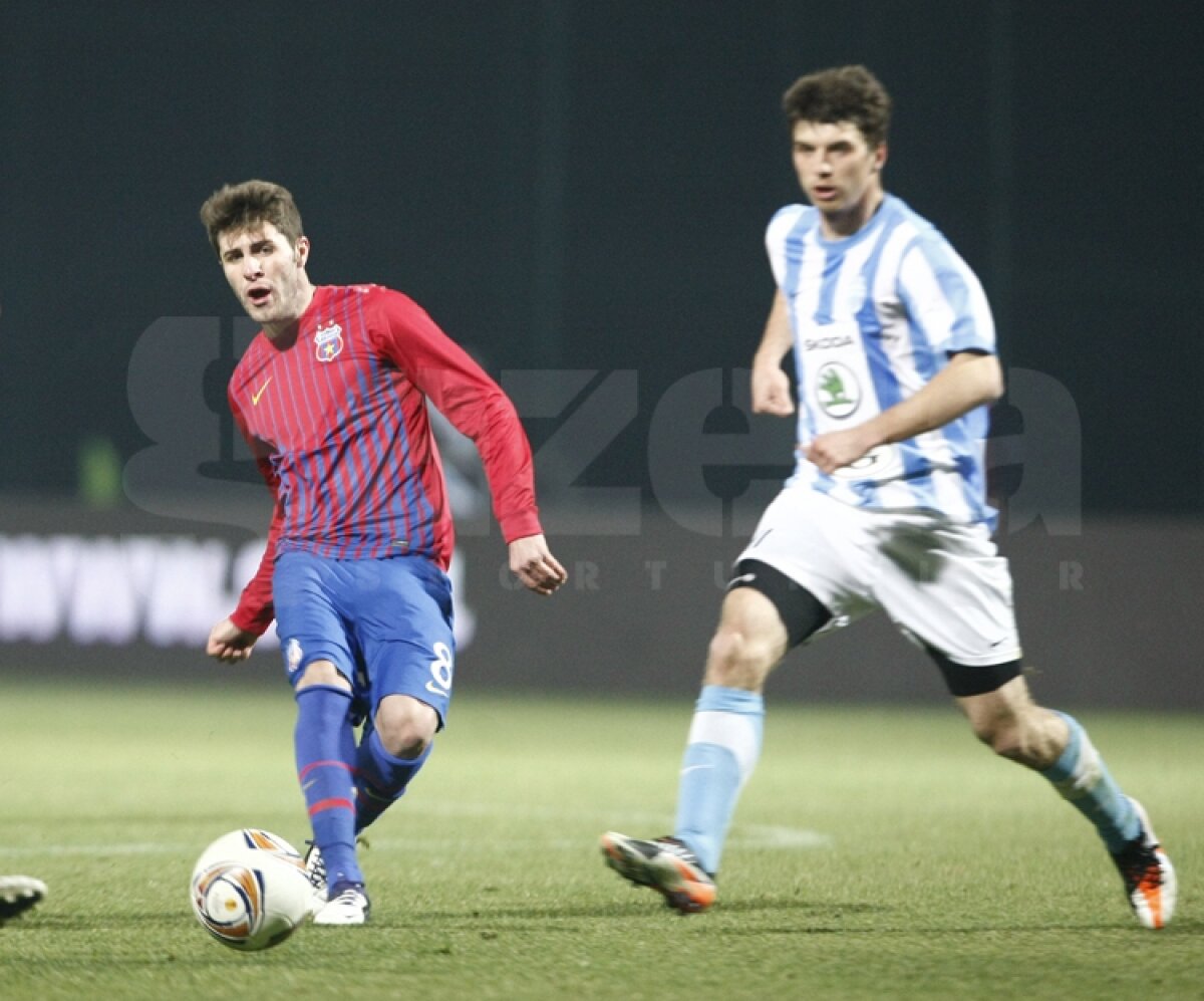 FOTO » Steaua pierde primul meci în 2012, 2-3 cu Mlada Boleslav