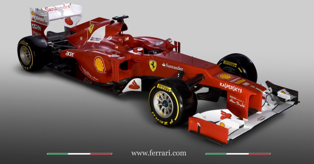 Monopostul Ferrari a fost prezentat oficial » Maşina cu numărul 58 special pentru cursele de Formula 1!