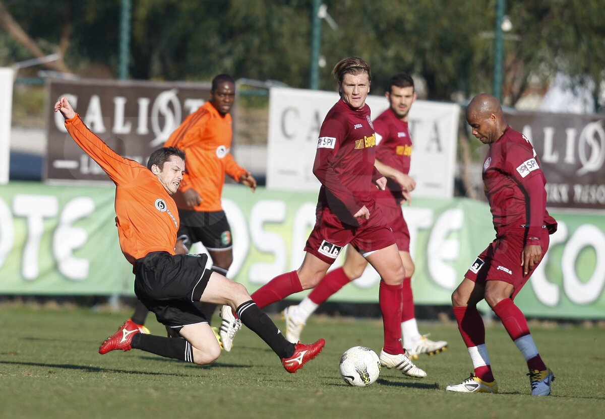 FOTO CFR Cluj cîştigă primul meci din 2012, după 1-0 cu Litex