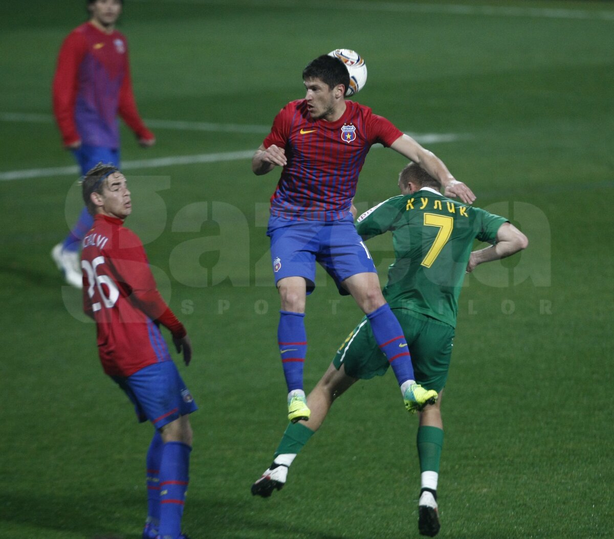 Steaua a trecut testul Kuban » "Roş-albaştrii" au surclasat echipa lui Dan Petrescu, scor 3-0