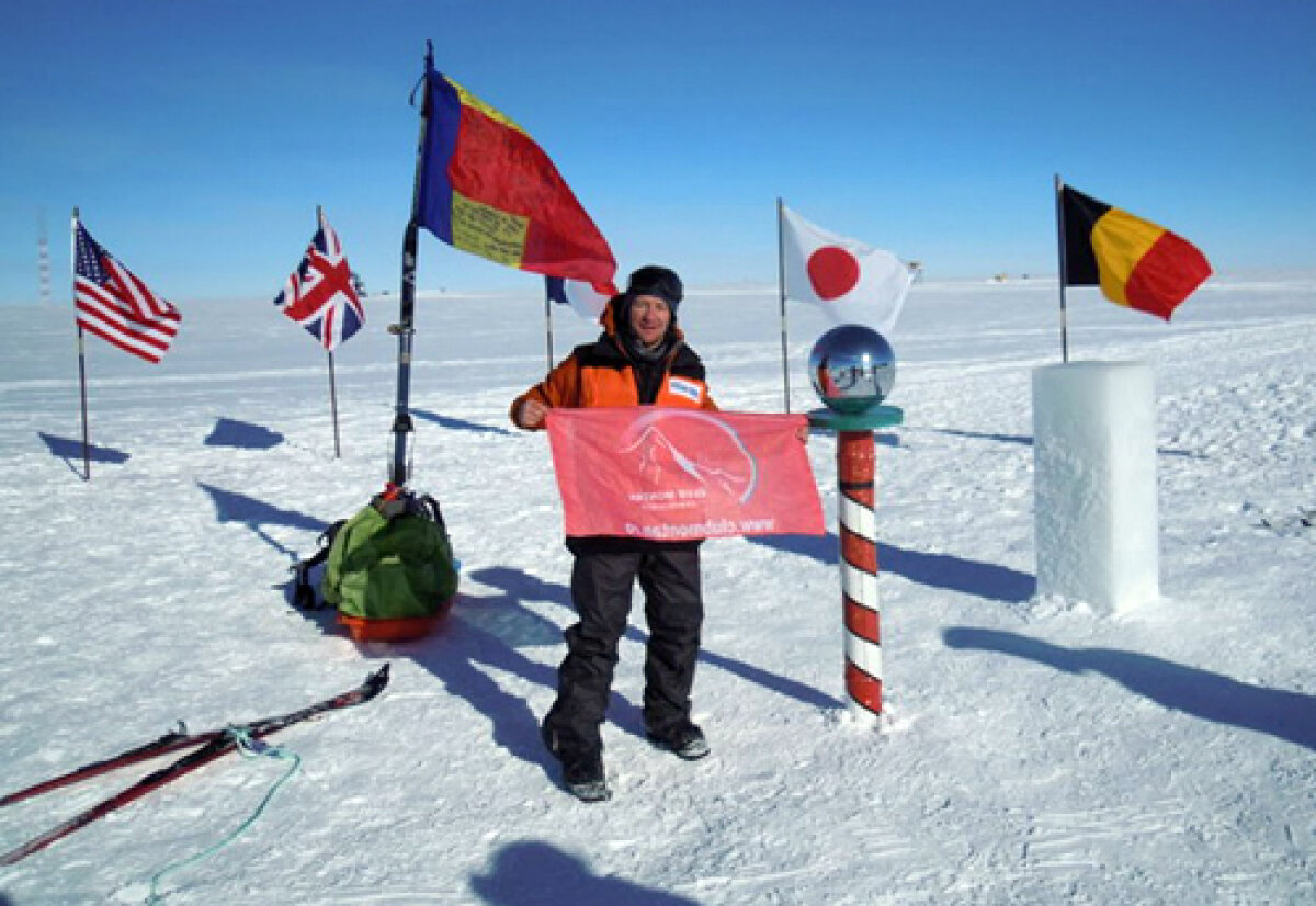 60 de copii la Polul Sud » Poveste emoţionantă despre aventură, sport şi viaţă, spusă copiilor de temerarul Coco Galescu, la întoarcerea din Antarctica