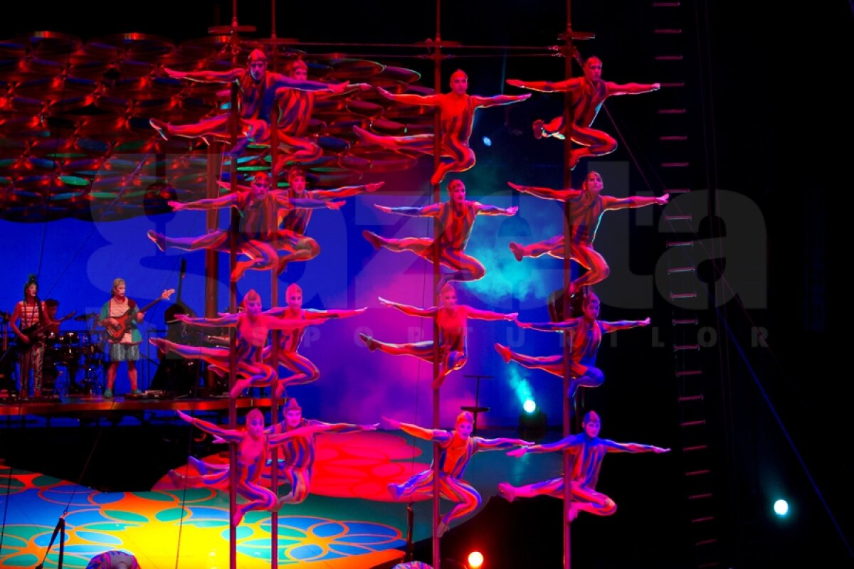Două ore de acrobaţii şi demonstraţii incredibile la Cirque du Soleil » Gimnastică la rang de artă!