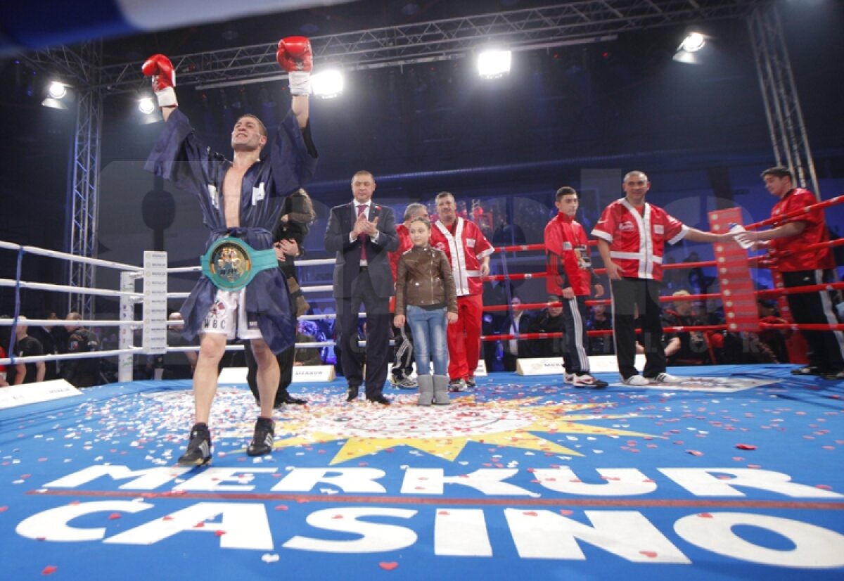 FOTO » Viorel Simion şi-a apărat centura WBC Internaţional în faţa lui Edgar Riovalle