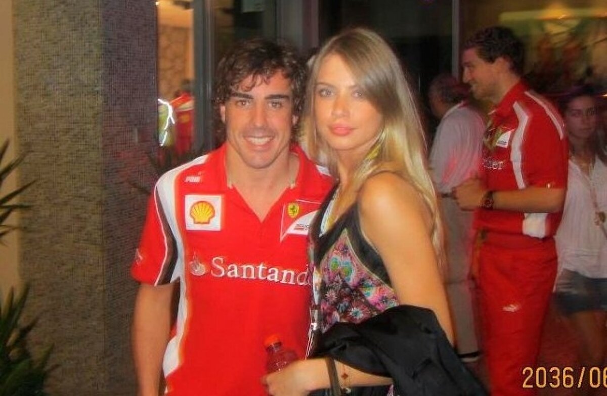 FOTO SURPRIZĂ pentru Alonso! Poze cu iubita, pe un site cu escorte de lux » Ăsta e preţ de criză?