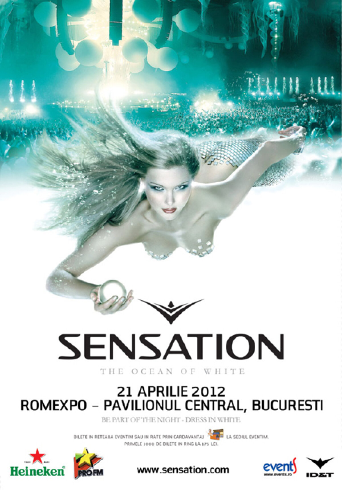 Pe 21 aprilie 2012, în premieră în România, Sensation, cel mai cunoscut eveniment dance din Europa!