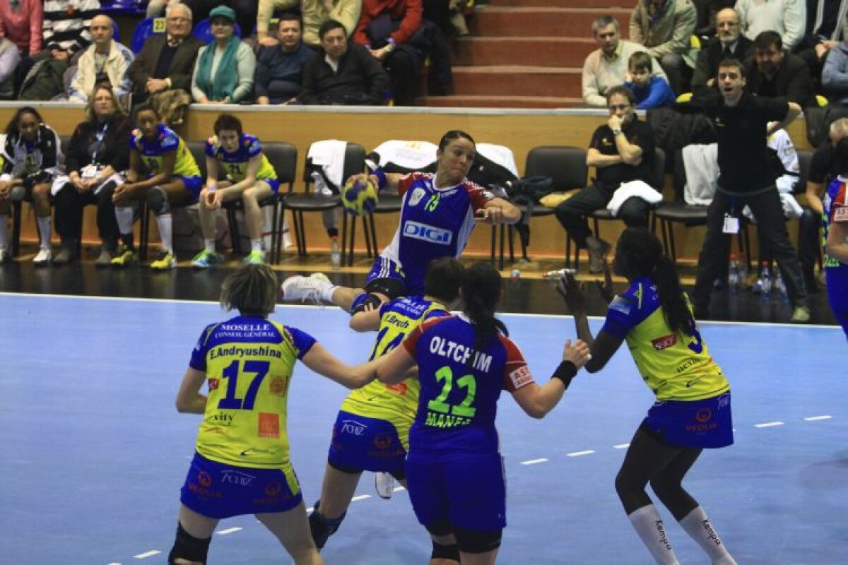 VIDEO Oltchim a făcut spectacol aseară, în faţa campioanei Franţei. Al doilea pas uriaş spre semifinale