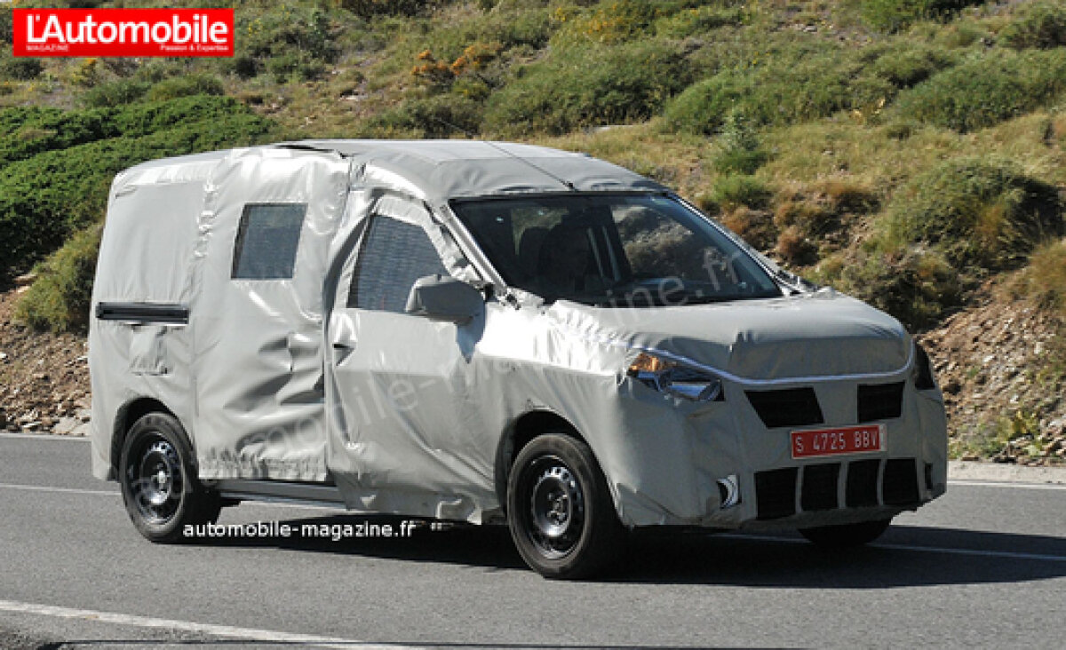 FOTO Vezi imagini cu Dokker, ultimul model la care lucrează Dacia!